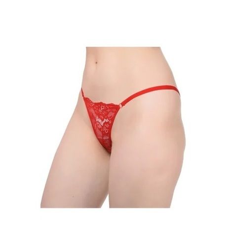 Daily Wear Regular Fit Skin Friendly Breathable Lycra Plain Ladies Thong Panties