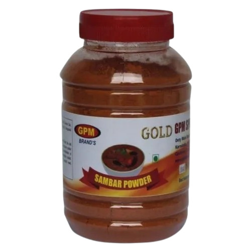 Sambar Powder - 1kg Plastic Container | Brown Powder, 6 Months Shelf Life, Store in Dry Place