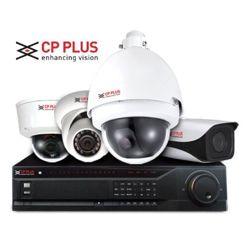 Cp Plus CCTV Camera - Metal, 3 MP, White & Black | Waterproof, Durable Design, Excellent Image Quality, High Screen Resolution, Remote Control