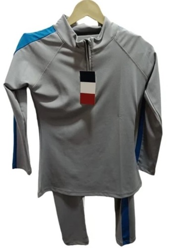 Full Sleeves School Tracksuit - Color: Gray