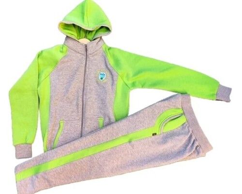 Multi Color Full Sleeves Cotton Fabric School Tracksuit