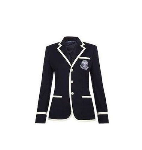 Long Sleeves Notched Lapel Plain Dyed School Uniform Blazer For Winter Season