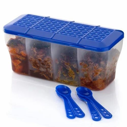 Blue Plastic Food Container
