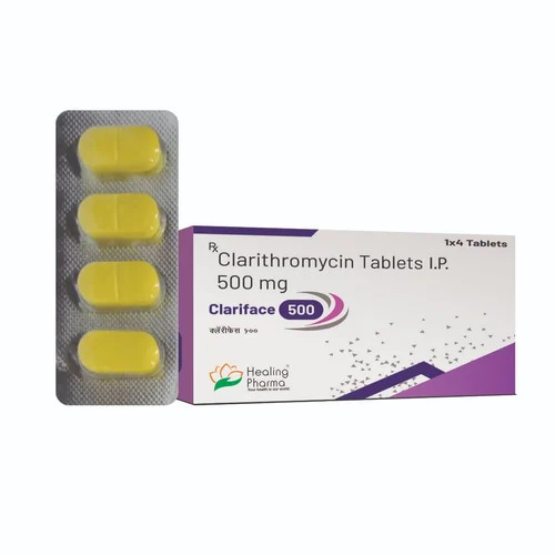 Clarithromycin - 500 mg Tablets | Prescription Required, Store in Cool and Dry Place, For Hospital and Clinic Use