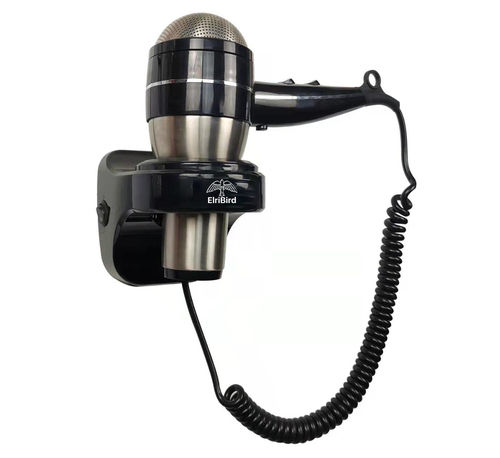 Hotel Wall Mounted Hair Dryer Stainless Steel 1875 Watt