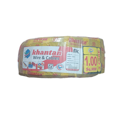 Khantan 2 Core Round Cable 1.00Sqmm 90mtr