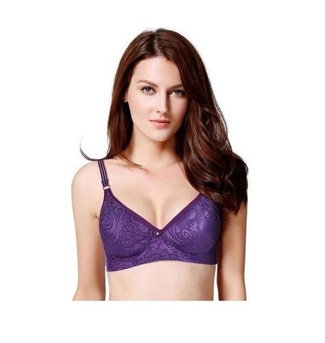 Daily Wear Skin-Friendly Regular Fit 3/4th Coverage Printed Non-Padded Ladies Bra