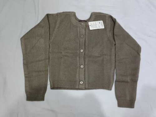 Ladies Grey Woolen Crop Sweater