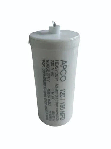 Less Power Consumption Motor Starter Capacitor, 120/150 MFD