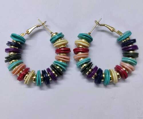 Handmade Paper Earring - Premium Quality, Antique Style in Multiple Colors | Metal, Stone & Beads for Party Wear