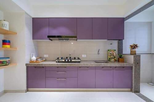 Modular Kitchen Interiors - Aluminium Stainless Steel Wood | Offline Design Service for Homes