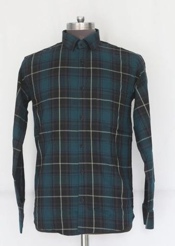 Mens Check Cotton Shirt