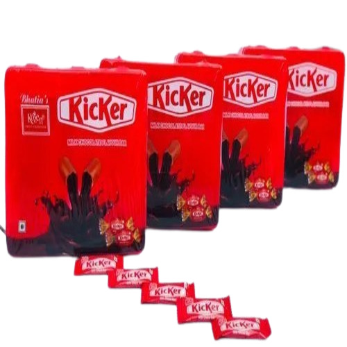 Milk Chocolate Flavour Bar Toffees - Chocolate, 80 Pcs, Brown Color, Solid Form | Shelf Life: 10 Months, Shape: Bar, Product Type: Toffee