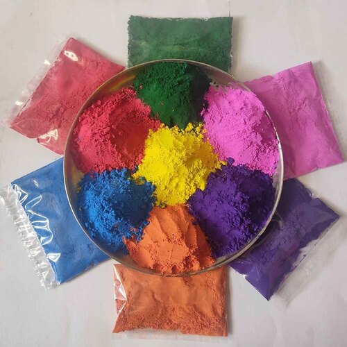 pink gulal powder