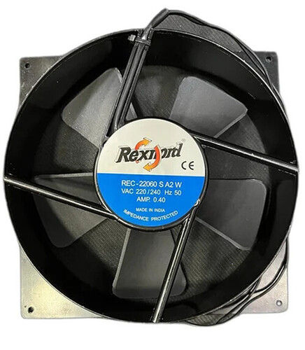 Black Plastic Panel Cooling Fan, 22060 S A2W