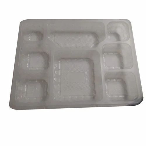 Pvc Blister Packaging Tray - Rectangular Disposable Tray, Made of Waterproof PVC | Ideal for Packaging Solutions