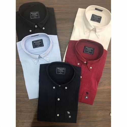 Mens Formal Wear Cotton Plain Shirts