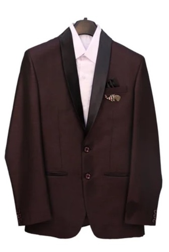 Brown Plain Corporate Formal Blazer - Color: All