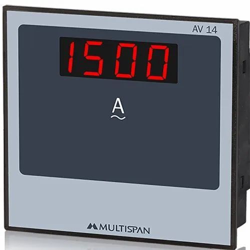 Digital And Easy To Install Premium Design Ampere Meter - Black | Easy Installation, High Accuracy, Robust Strength, Digital Display Only
