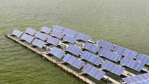 Industrial Floating Solar Power Plant