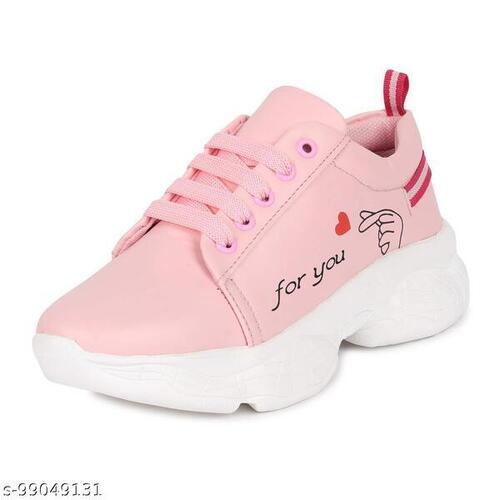 Ladies Fancy Designer Shoes - Durable, Comfortable, Long Lasting | Stylish Pink Color, Perfect for Any Season, Ideal for Girls