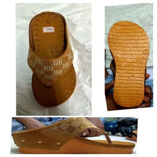 Ladies Footwear - Rubber Insole, Medium Heel, Brown Color | Extra High Heels, Anti-Wrinkle, No Fade, Durable and Comfortable Design