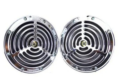 Super Sonic Car Horn - Steel Material | High Quality, Durable Design, No Warranty, Suitable for All Car Types