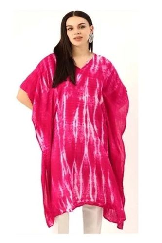 Beach Wear Regular Fit Breathable Readymade Printed Cotton 1 Piece Long Kaftan