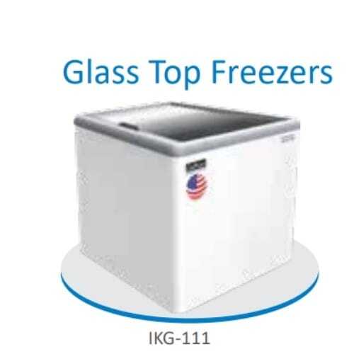 High Performance Durable Electric Glass Top Freezer