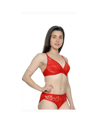 Women's Non-Padded Bra Panty Set - 3/4th Coverage, Thin Strap, Hook-And-Eye Closure | Lightweight, Breathable, Skin-Friendly, Fade & Wrinkle Resistant, Comfortable for Daily Wear