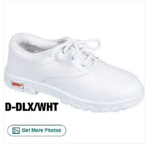 Lace Up White School Shoes