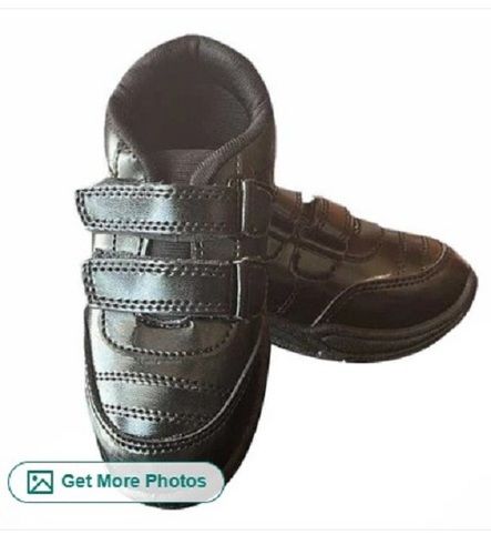 Plain Girls TPR Sole School Shoes