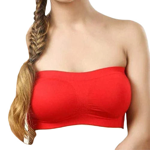 Daily Wear Skin-Friendly Regular Fit Plain Cotton Non-Padded Ladies Tube Bra