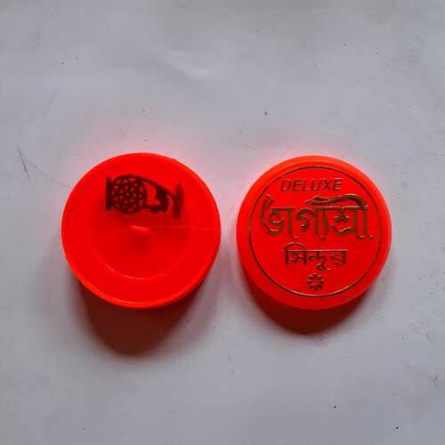 Red Round Shape Light Weight Sindoor Box