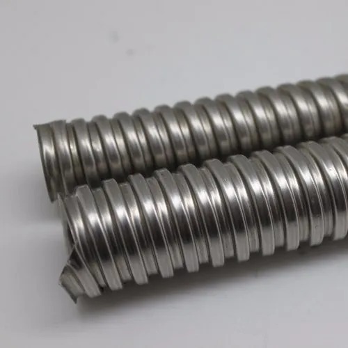Stainless Steel Conduit Pipe - Round Shape, Silver Color, Rust Free | Durable, Galvanized Surface Treatment, New Condition