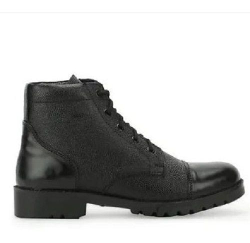 Black Leather Dms Boot