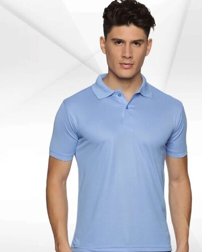 Dri-Fit Oxy Knit Polo T-Shirt - Polyester Half Sleeves Unisex Solid Design with Collar Neck | Regular Fit for All Sports Machine Washable