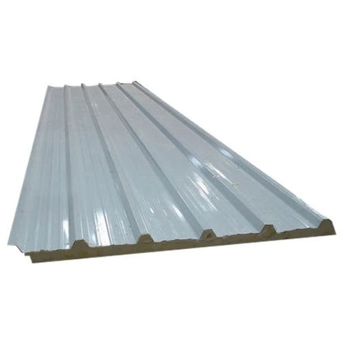 Puf Roofing Sheets - Customized Rectangular Size Sturdy And High Strength Coated Surface Treatment