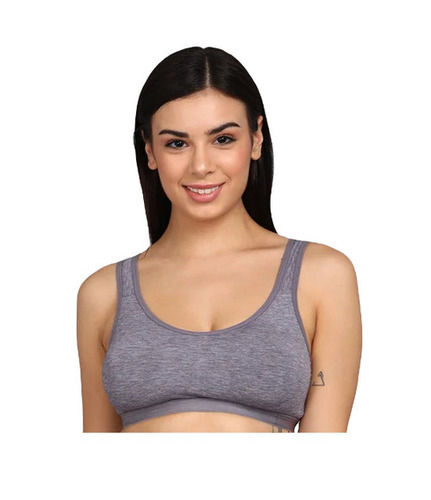 Plain Sports Bra For Ladies