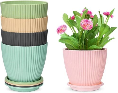 Plastic Round Flower Pots