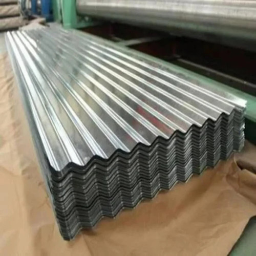 Rust Free Galvanised Roofing Sheets - 0.5 mm Thickness, 10 ft Length | Plain Pattern, Rectangular Shape, Galvanized Sheet Material