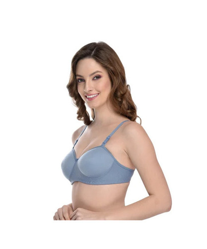 Gray Padded Bra