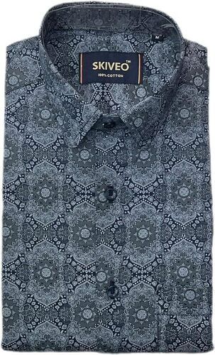 Breathable Fabric Premium Design Printed Mens Shirt