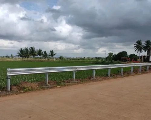 Road Safety Galvanized Beam Crash Barrier