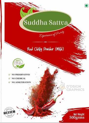 Spicy No Artificial Color Red Chilli Powder