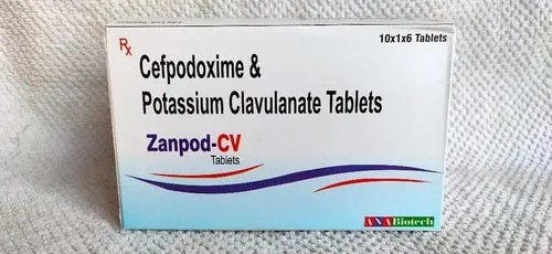 Zanpod-CV Cefpodoxime & Potassium Clavulanate Tablets