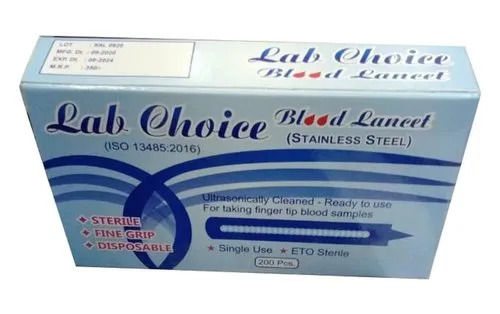 Stainless Steel Blood Lancet