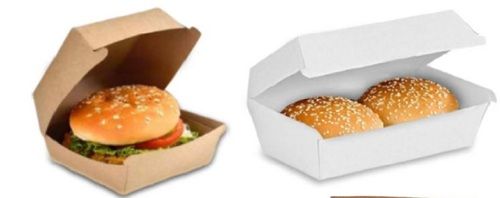 100 Percent Recyclable Light Weighted Eco-Friendly Plain Paper Burger Box