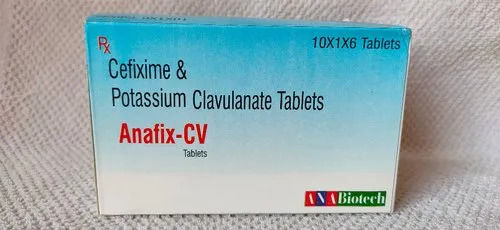 Cefixime & Potassium Clavulanate Tablets Anafix CV