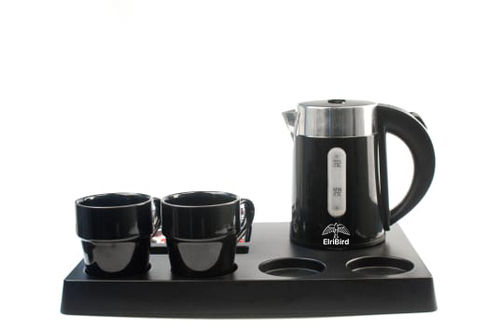 Hotel Electric Kettle and Tray Set 0.6 LTR